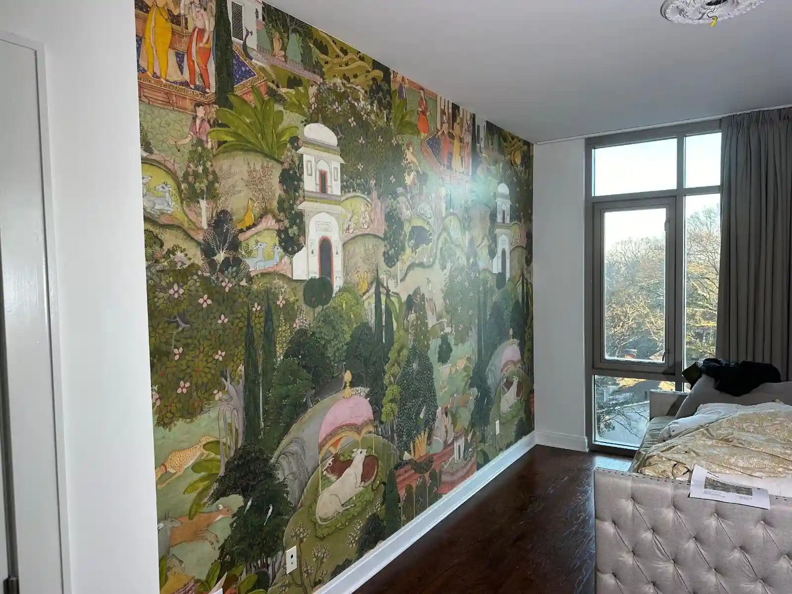 Residential wallpaper installation Atlanta Georgia home