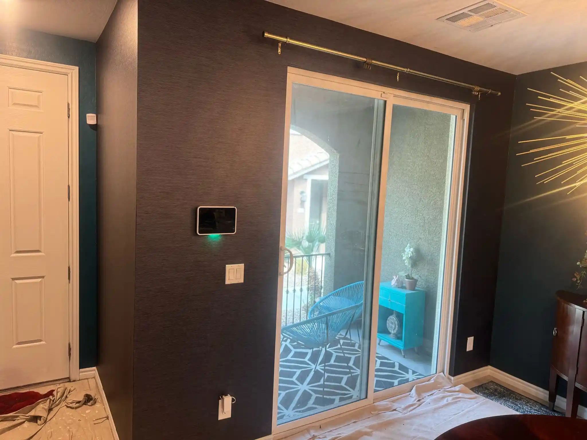 Marietta Georgia historic home wallpaper installation