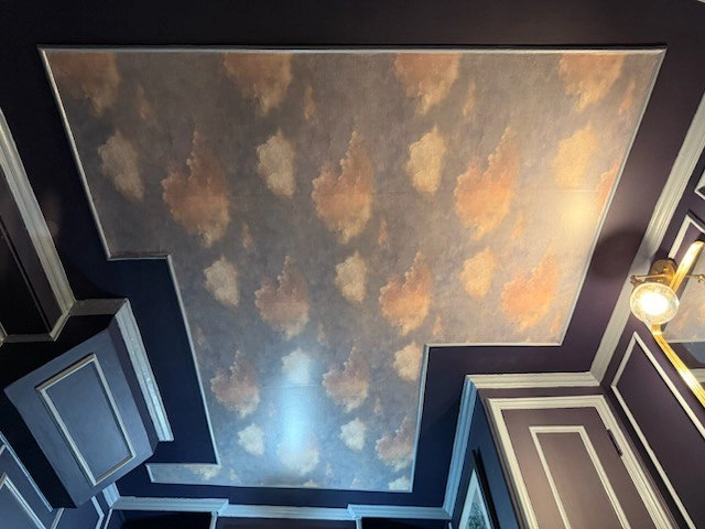 Wallpaper installation in Roswell Georgia home by Georgia Wallpaper Installation